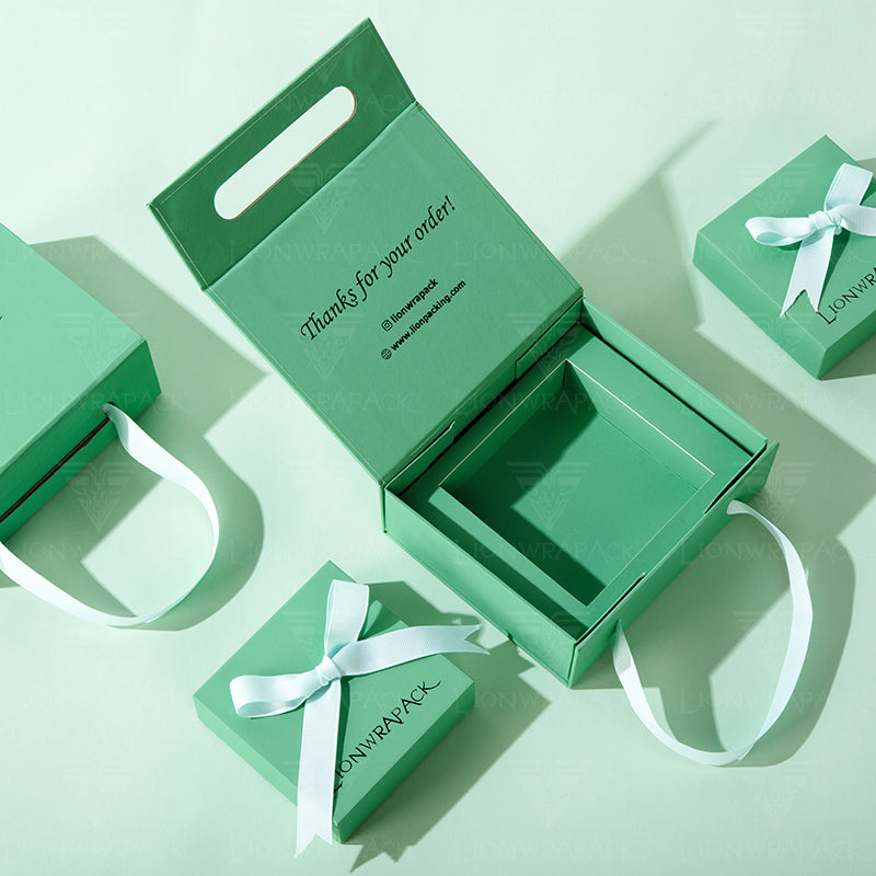 Custom Green Jewelry Packaging Box