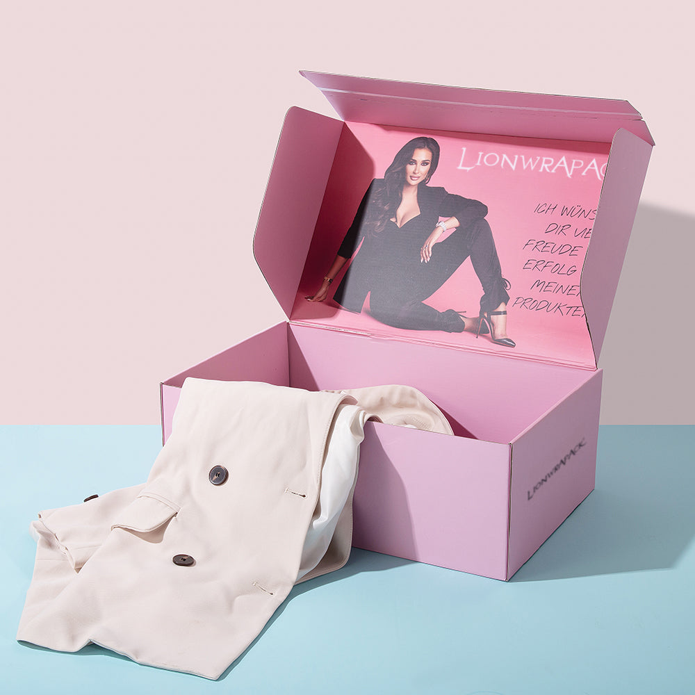 Custom Pink Foldable Magnetic Gift Box