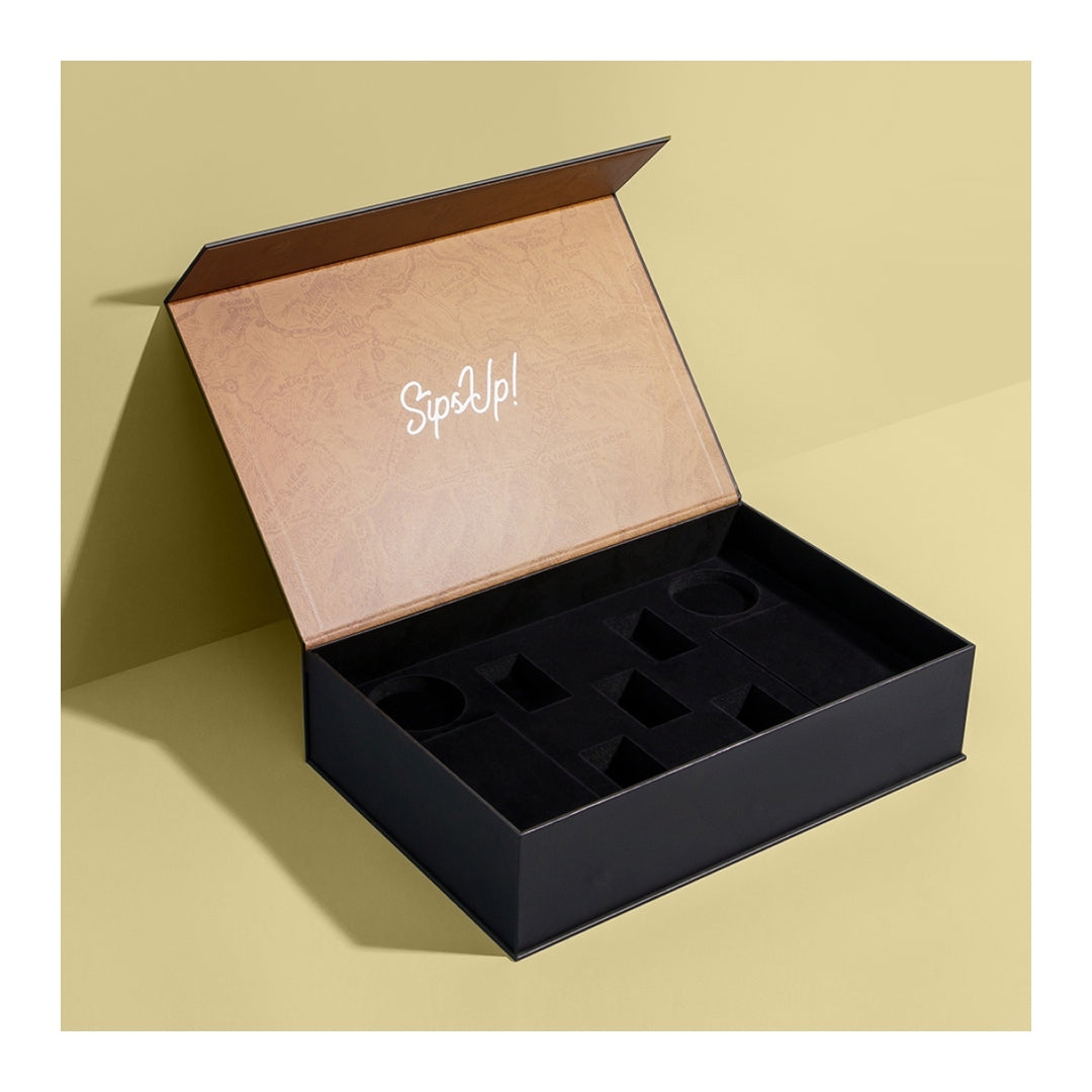 Custom Skincare Mailer Box with Fitted Inserts