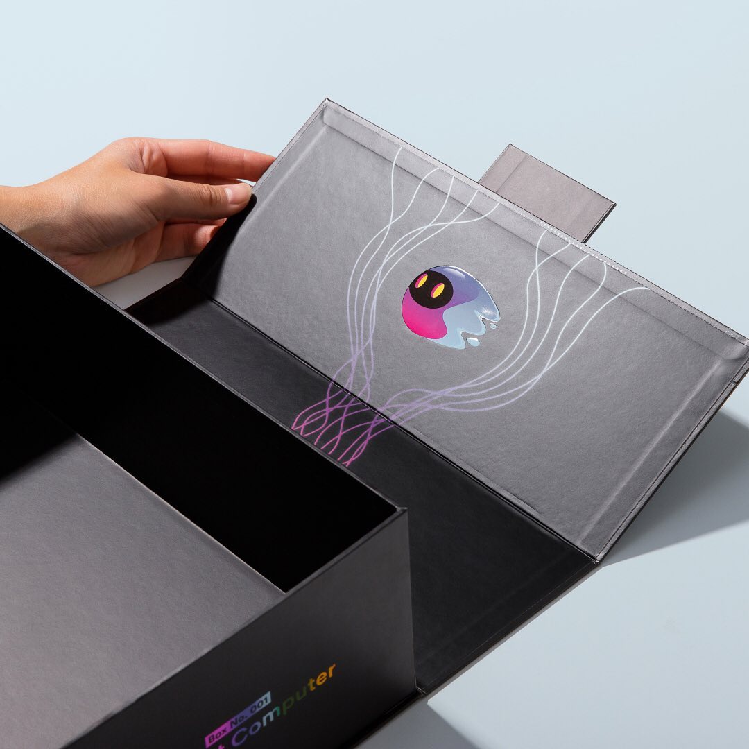 Custom Black Hinged Presentation Box