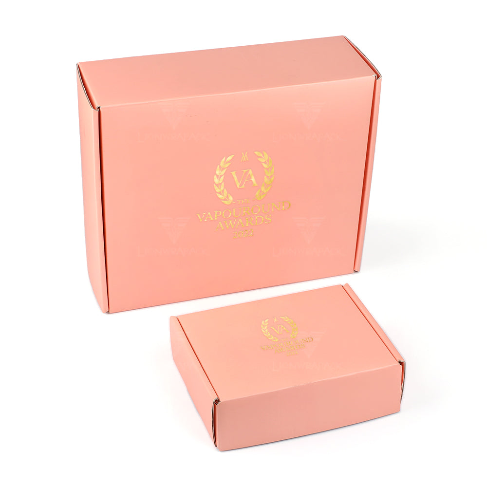 Custom Pink Folding Mailer Box
