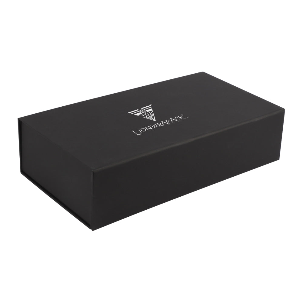 Black Flat Folding Magnetic Luxury Clothing Packing Gift Box