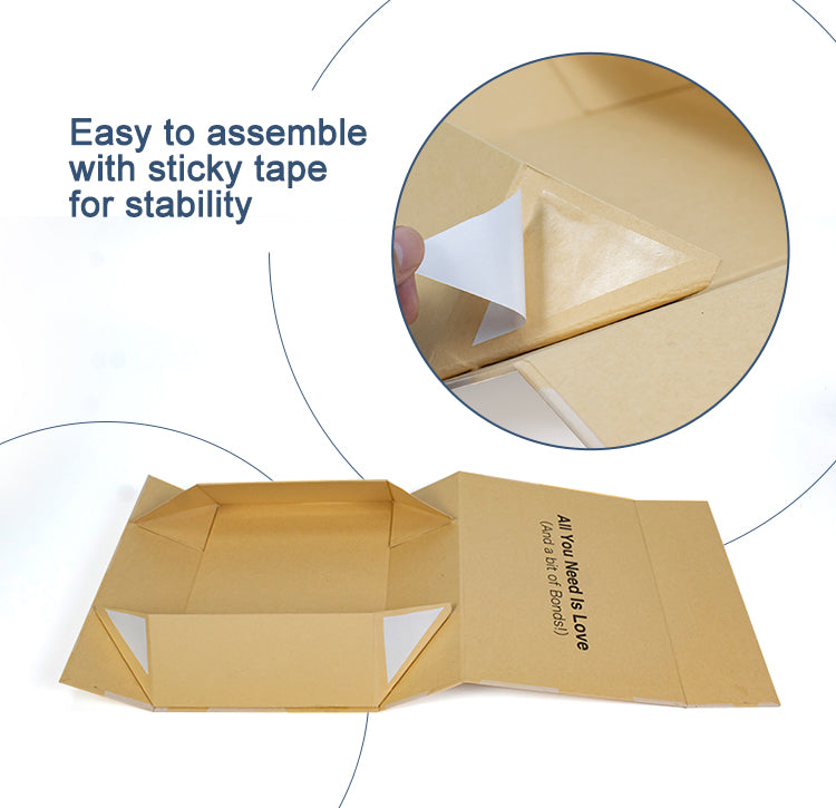 Custom Printed Kraft Folding Mailer Box