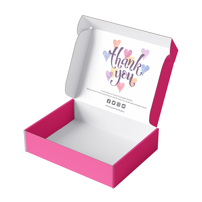 Lionwrapack Pink Packaging Box Gift Modern Mailbox Shipping Box