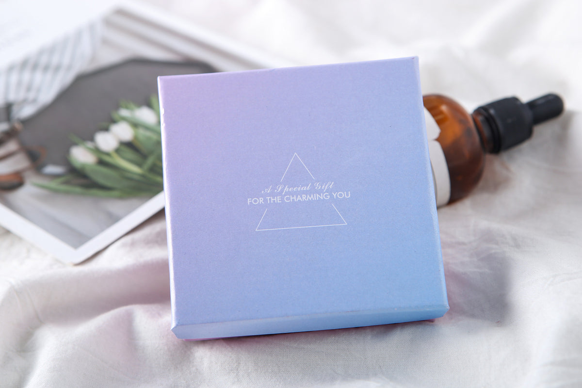 Custom Gradient Jewelry Gift Box and Shopping Bag Set