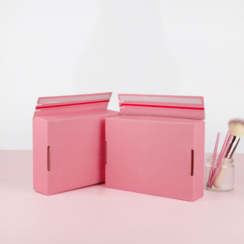 Custom Zipper Corrugated Mailer Box - Printed Paper Packaging