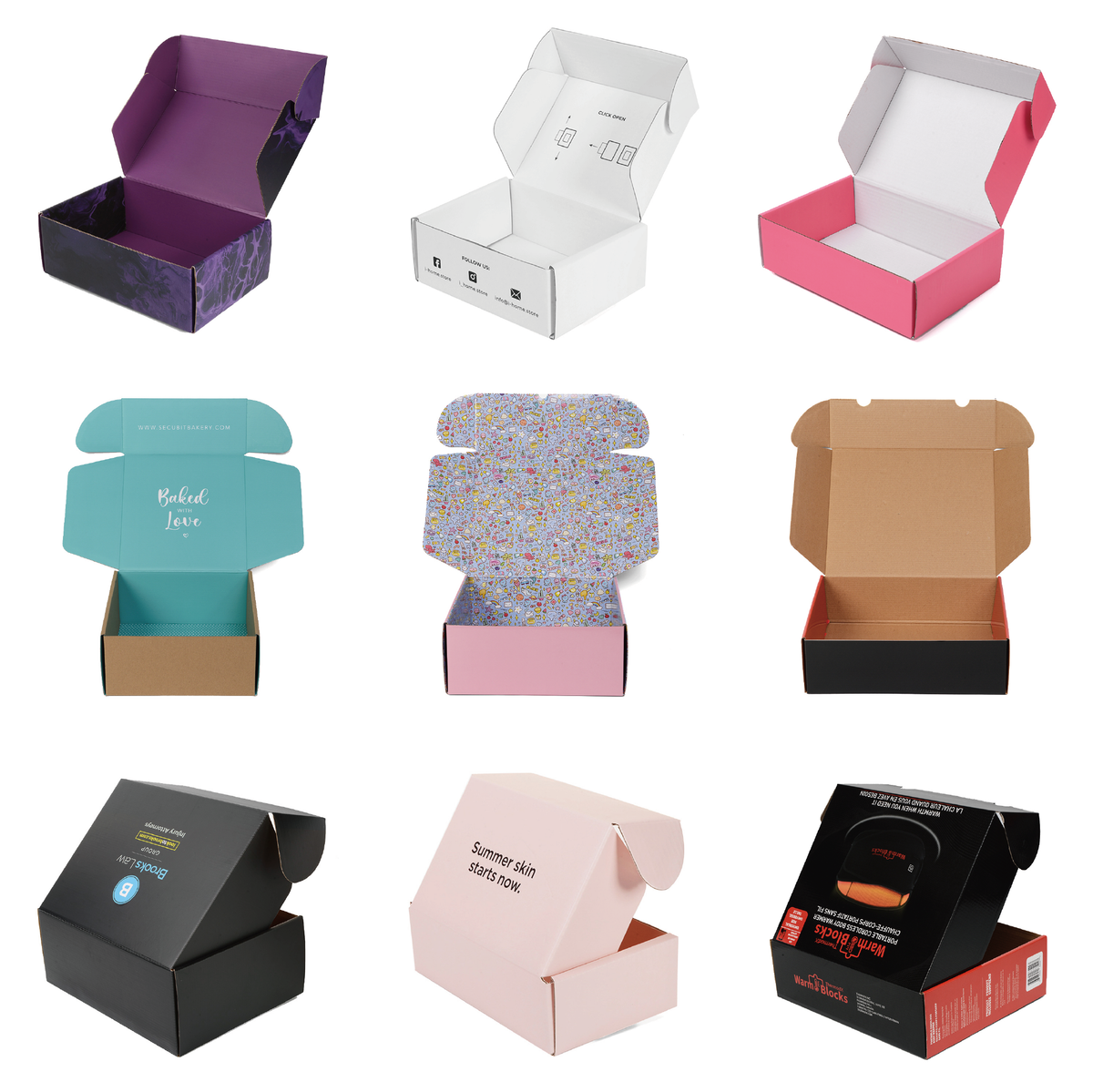 Custom Corrugated Mailer Box – Style 007