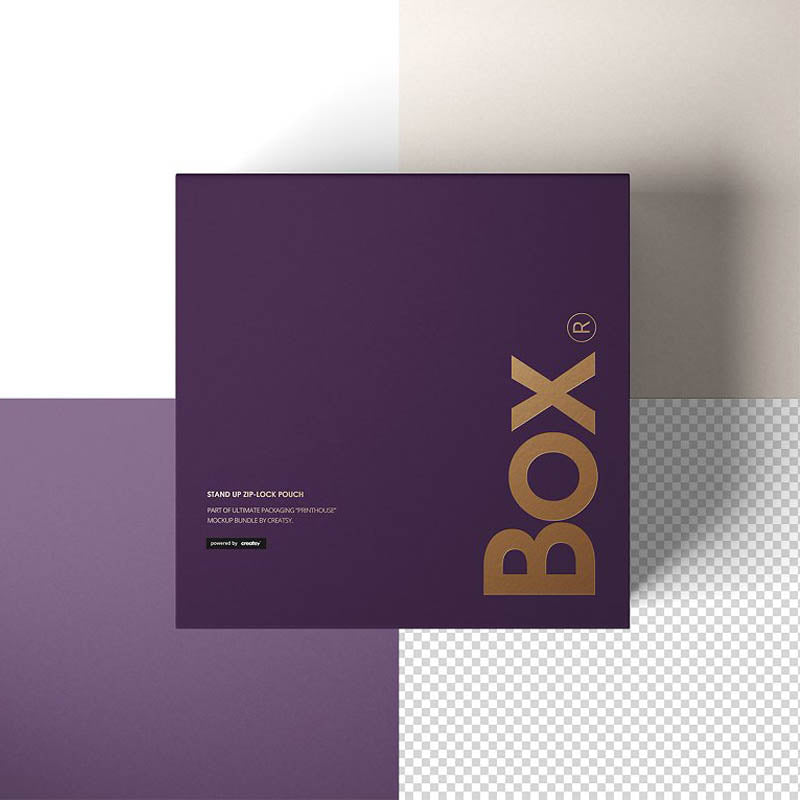 Custom Purple Foldable Magnetic Gift Box