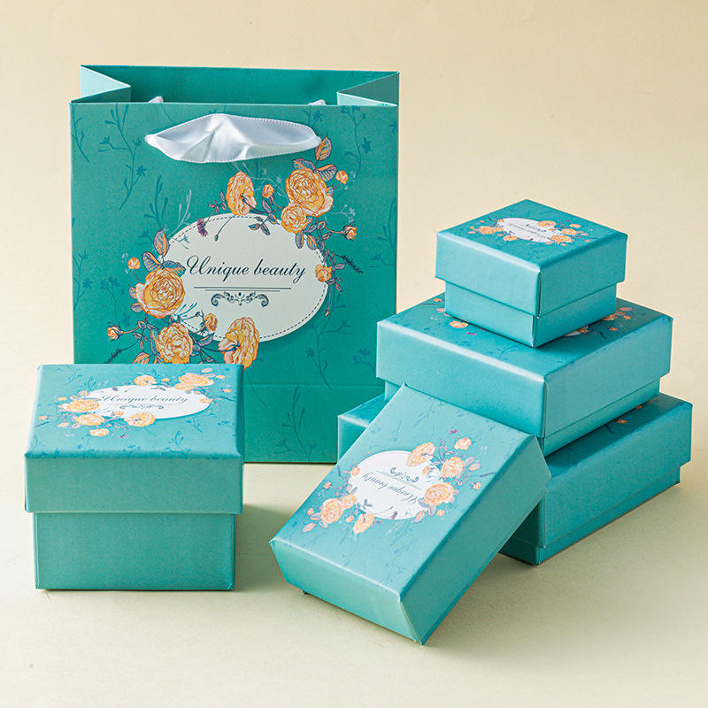 Custom Blue Drawer Jewelry Box
