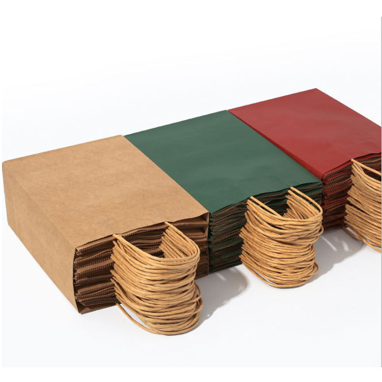 Custom Kraft Paper Shopping Bag – Style 004