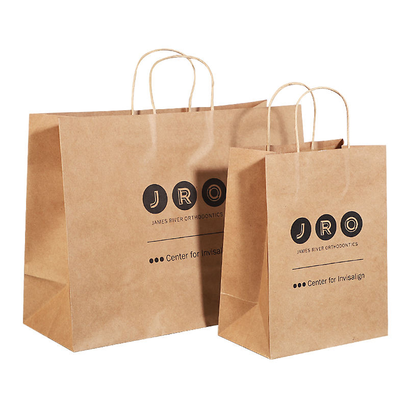 Custom Kraft Paper Shopping Bag