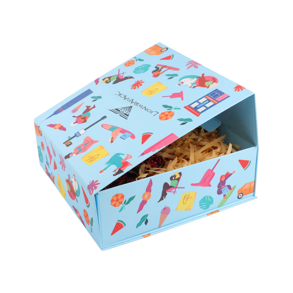 Lionwrapack Magnetic Paper Gift Folding Cosmetic Packaging Box