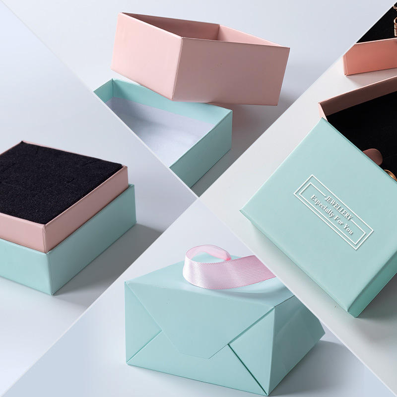 Custom Pink Jewelry Packaging Box