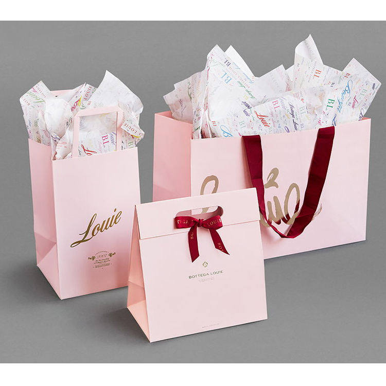 Custom Black Paper Shopping Bag – Style 001