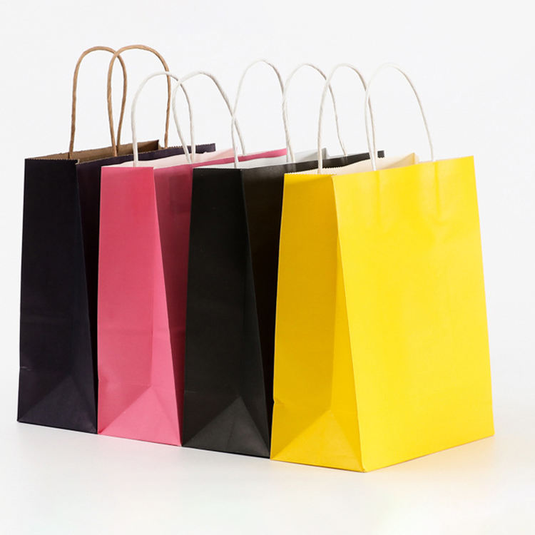 Custom Kraft Paper Shopping Bag – Style 004