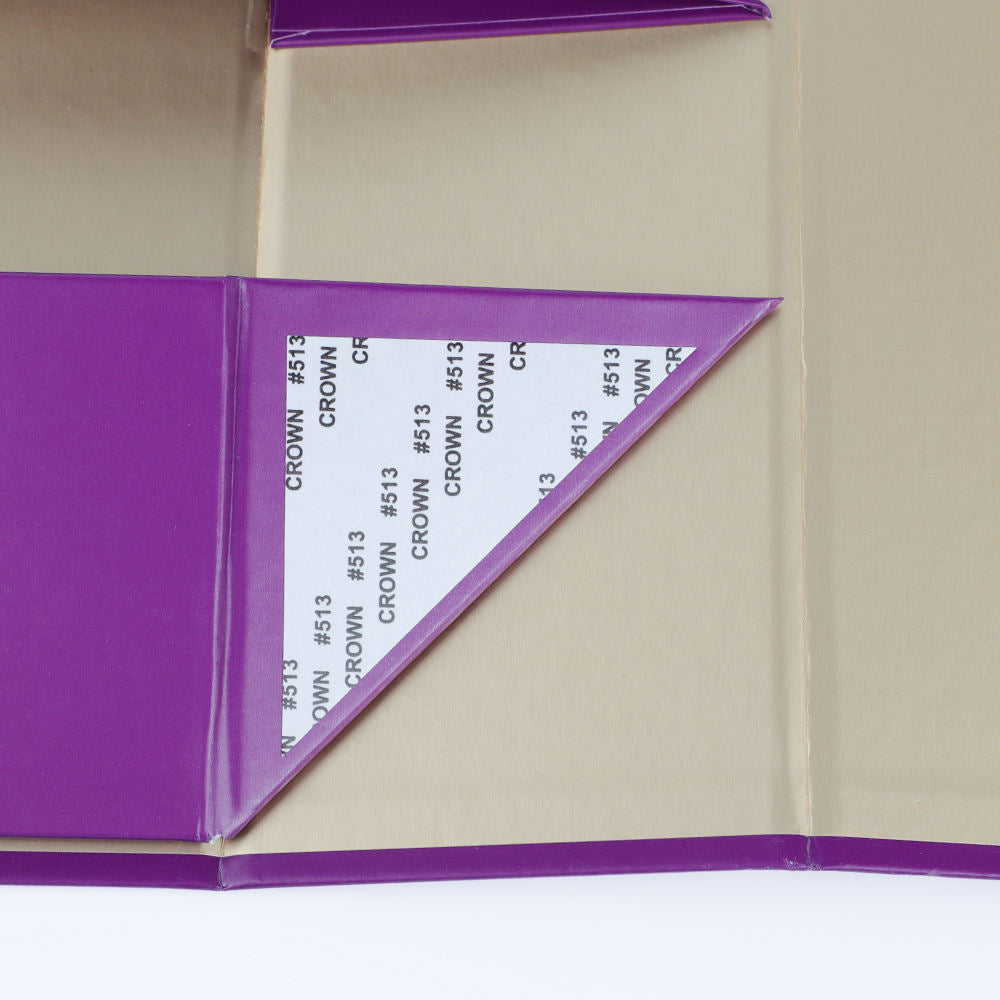 Purple Square Paper Folding Magnetic Packaging Gift Box