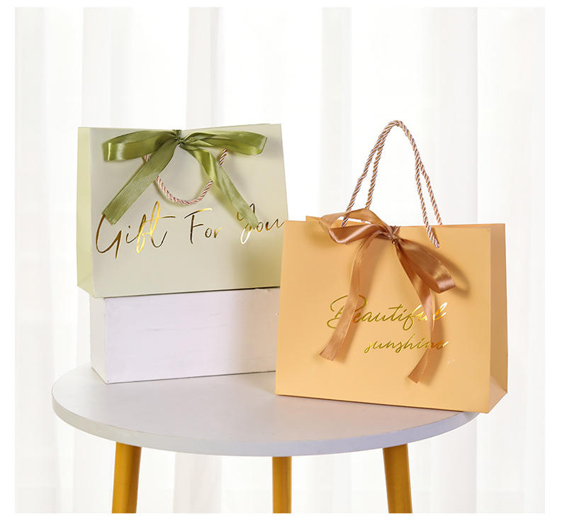 Custom Black Paper Shopping Bag