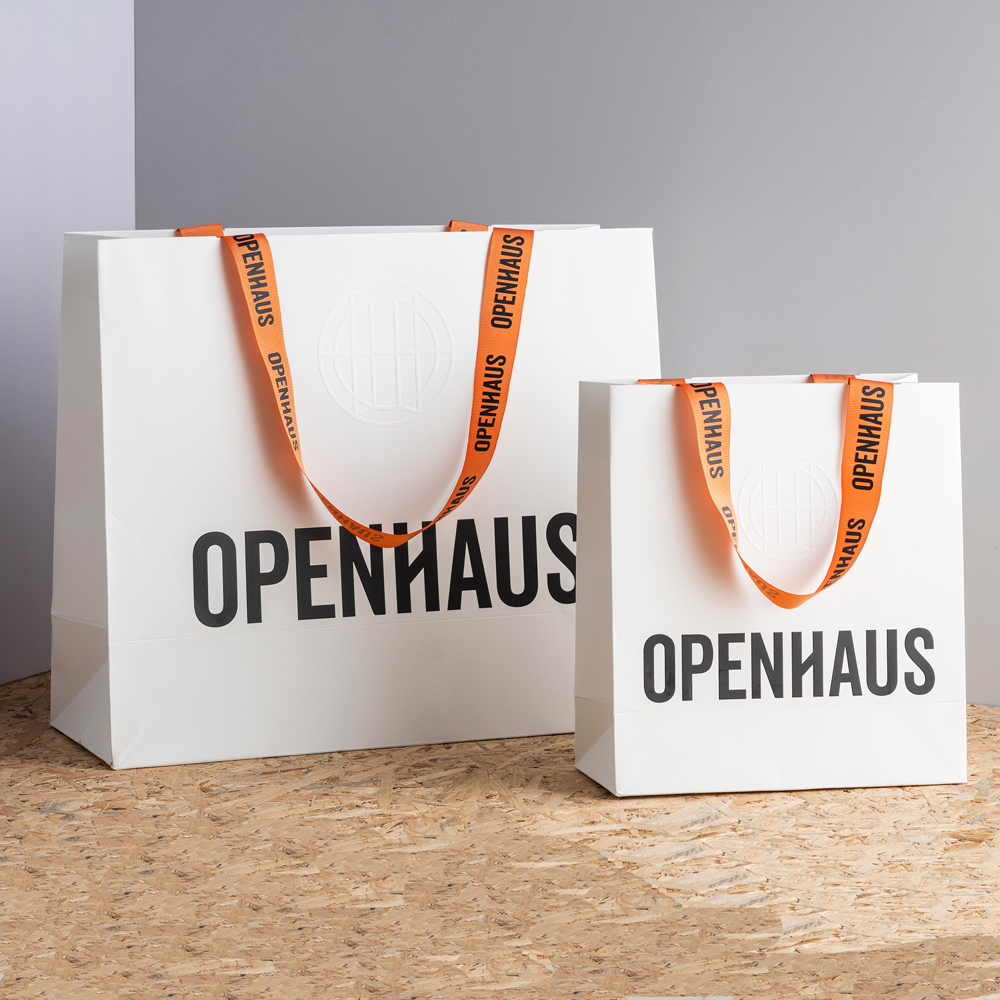 Custom Kraft Paper Shopping Bag – Style 005