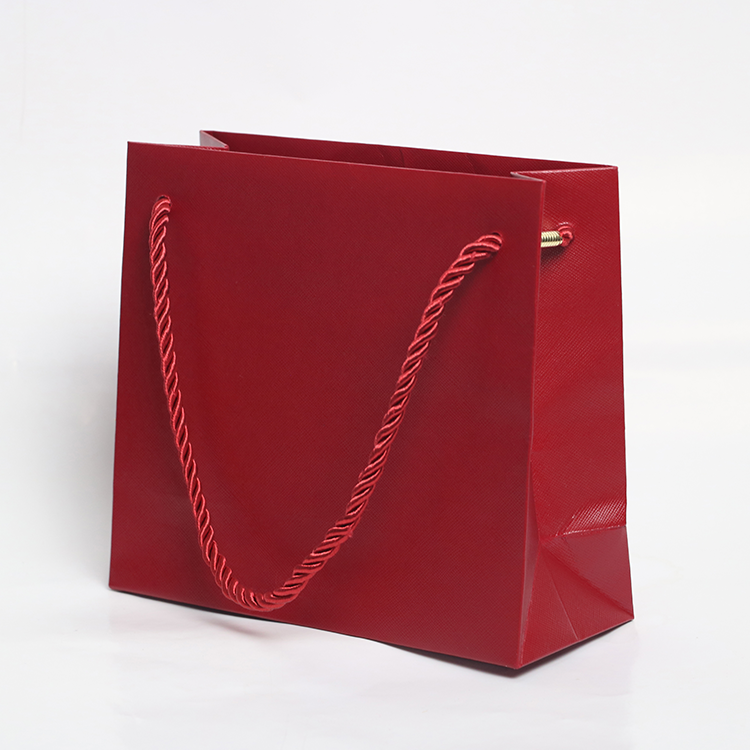 Custom White Paper Shopping Bag