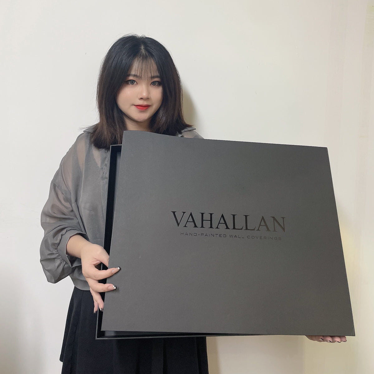 Custom Black Folding Carton Box