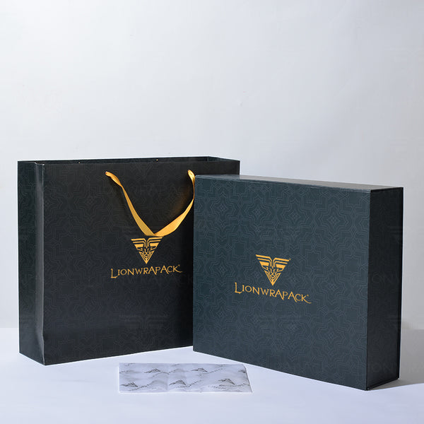 Customizable logo folding box magnet box, large gift box set, environmentally friendly recyclable carton packaging