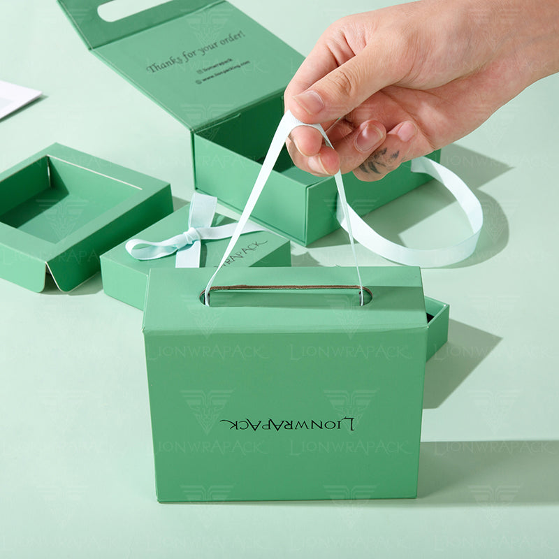 Custom Green Jewelry Packaging Box