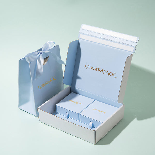 Lionwrapack Wholesale Jewelry Box Set | Factory Supplier of Eco-Friendly 1200g Greyboard Packaging for Rings, Earrings, Necklaces, Bracelets