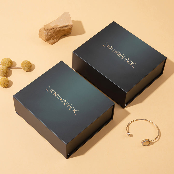 Black Rigid Book-Style Gift Box Set