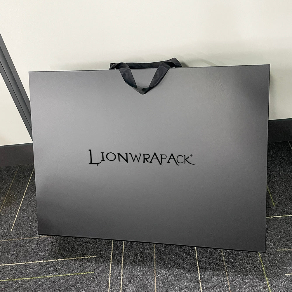 Custom Black Paper Shopping Bag with Logo
