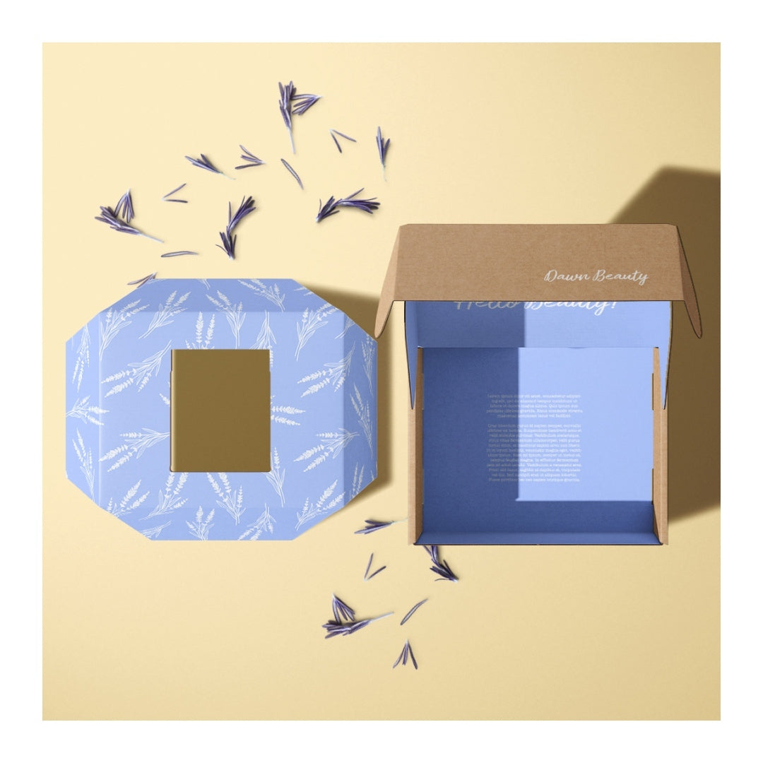 Custom Skincare Mailer Box with Fitted Inserts