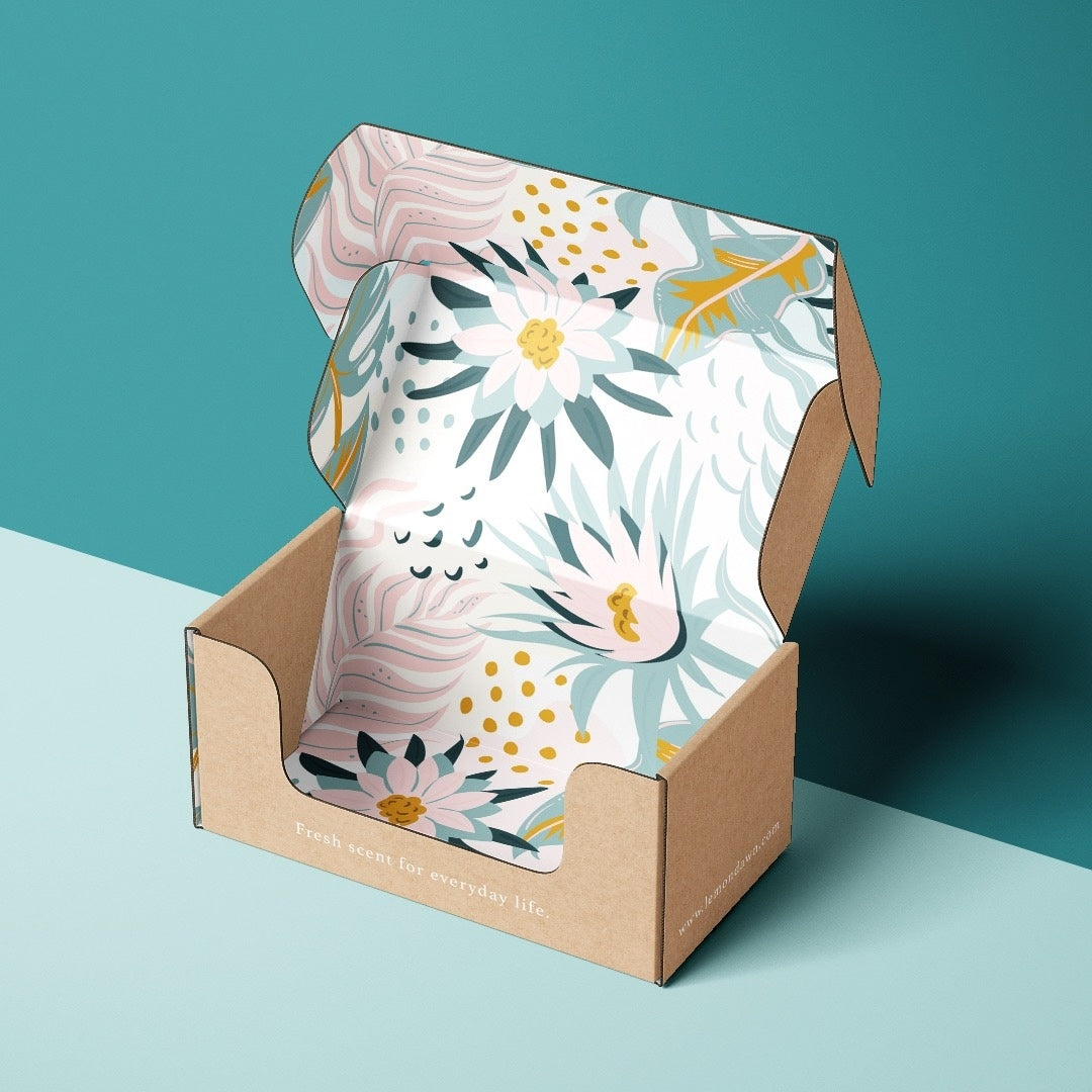 Custom Skincare Mailer Box with Printed Insert