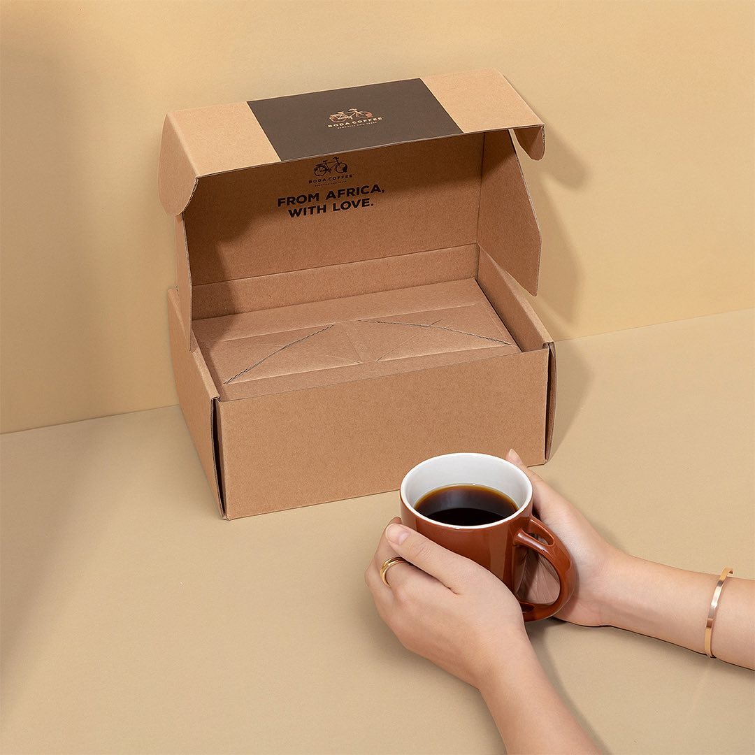 Coffee Corrugated Packaging Paper Shipping Boxes