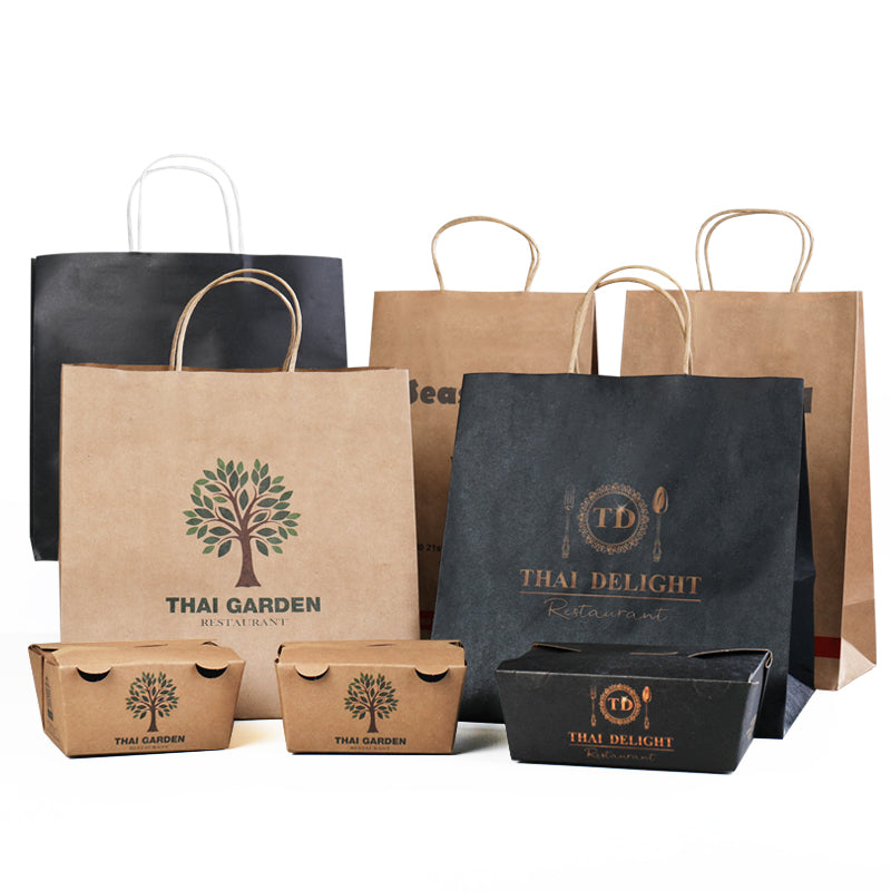 Custom Kraft Paper Shopping Bag