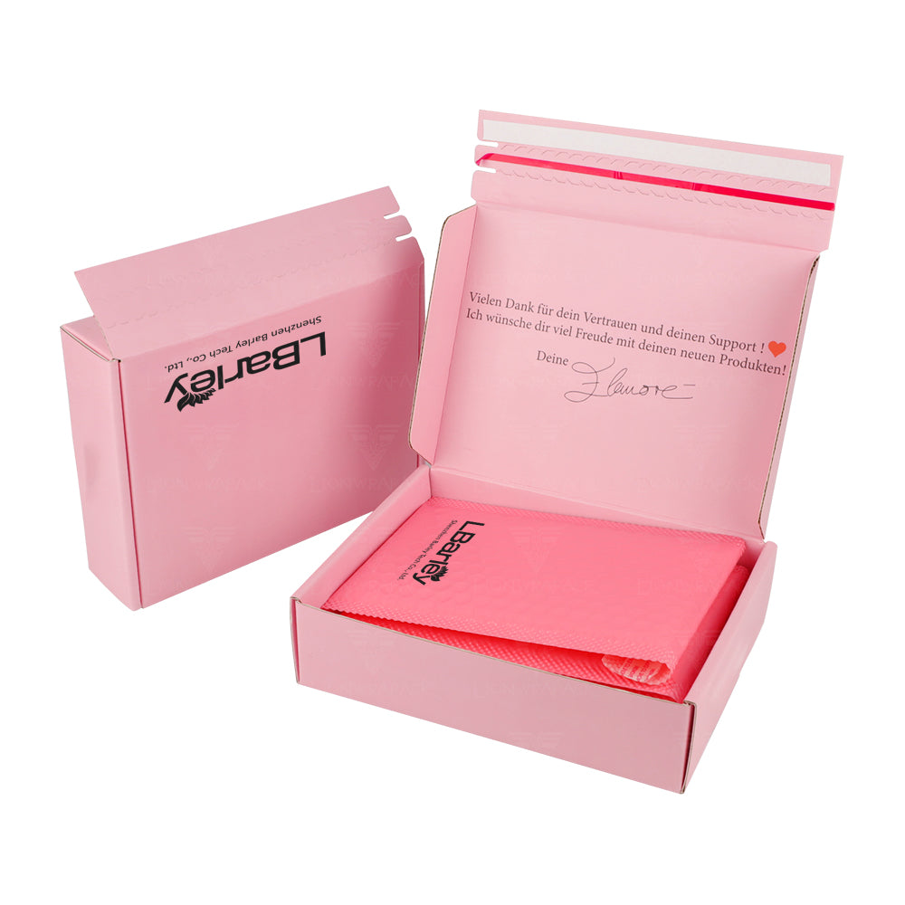 Custom Zipper Corrugated Mailer Box - Printed Paper Packaging