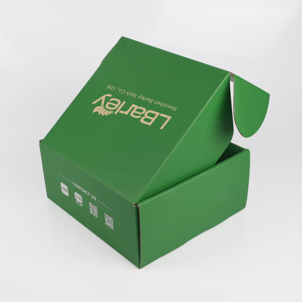 Custom Green Corrugated Mailer Box