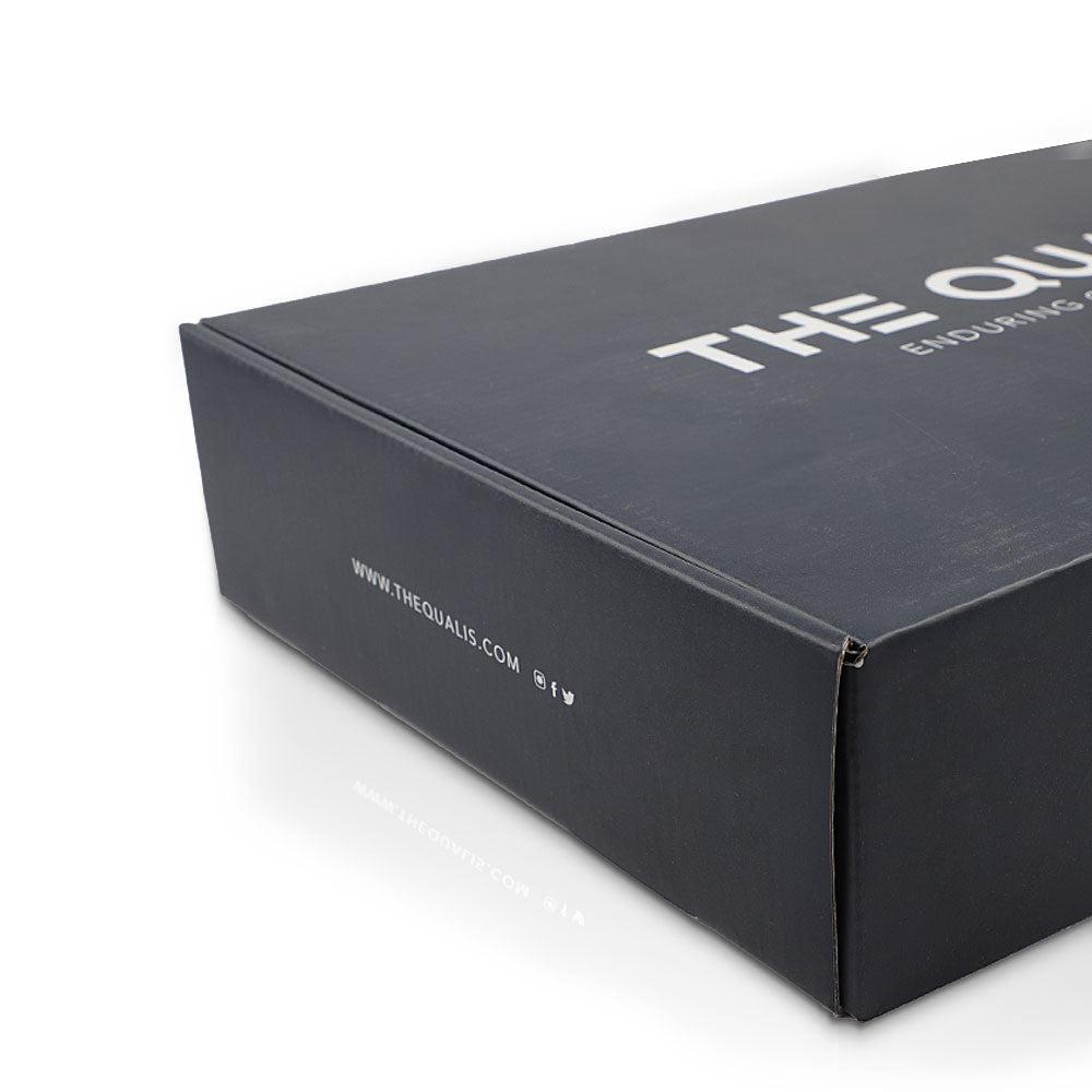 Custom Black Patterned Mailer Box