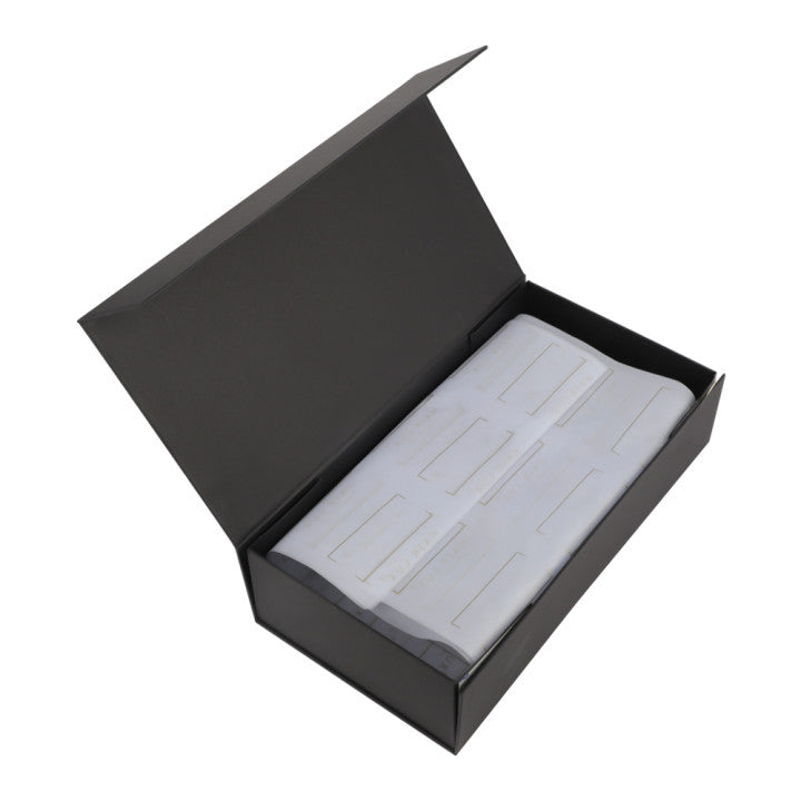 Black Flat Folding Magnetic Luxury Clothing Packing Gift Box