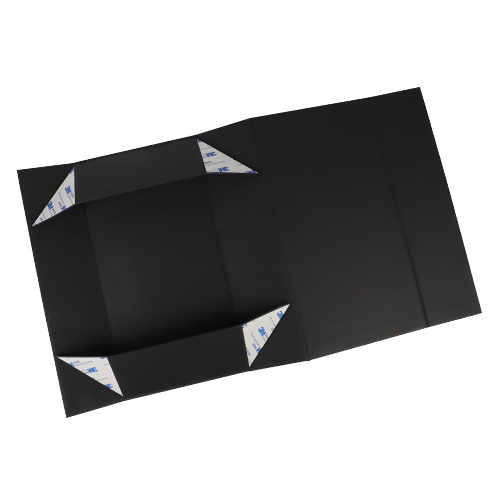 Black Flat Folding Magnetic Luxury Clothing Packing Gift Box