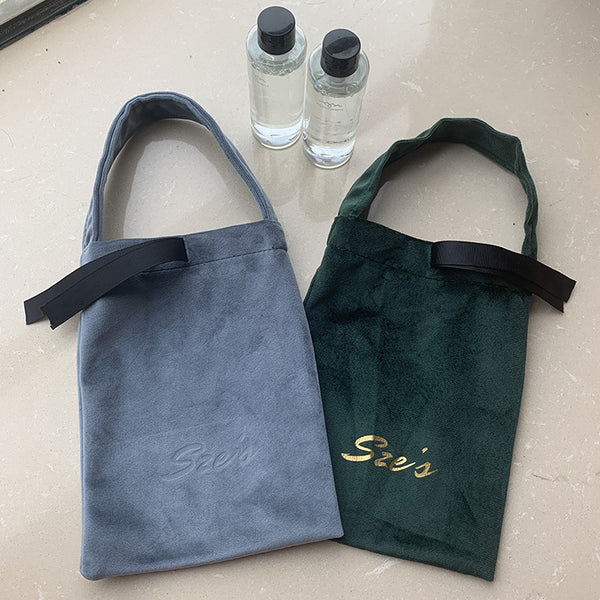 Lionwrapack velvet drawstring pouch portable cosmetic bag mobile phone, jewelry bag ,underwear ,dust wrist bag