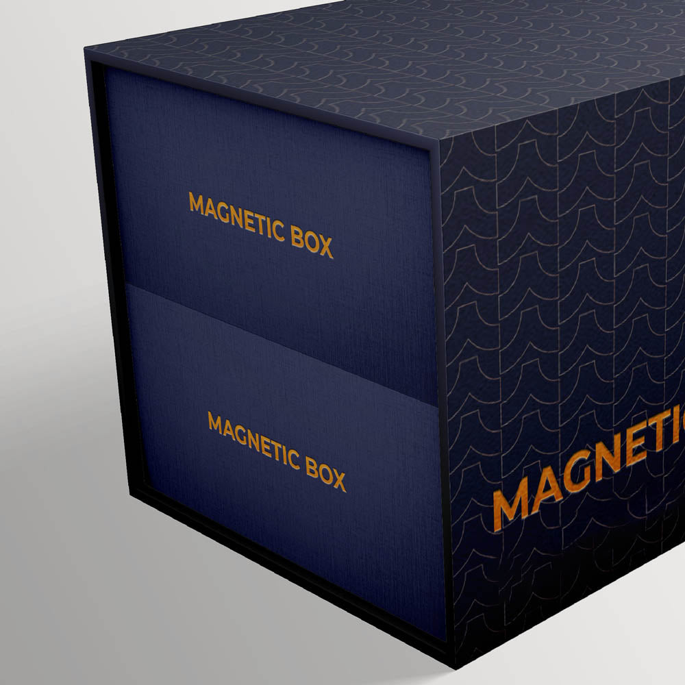 Lionwrapack Custom Printed Cardboard Rigid Hardbox Double Layer Magnet