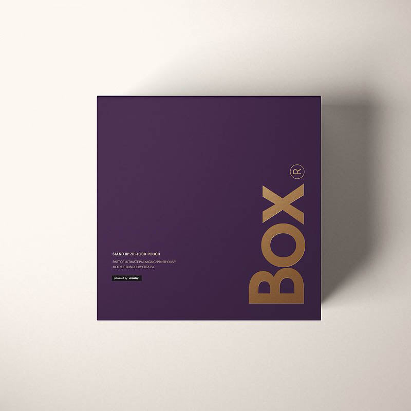 Custom Purple Foldable Magnetic Gift Box