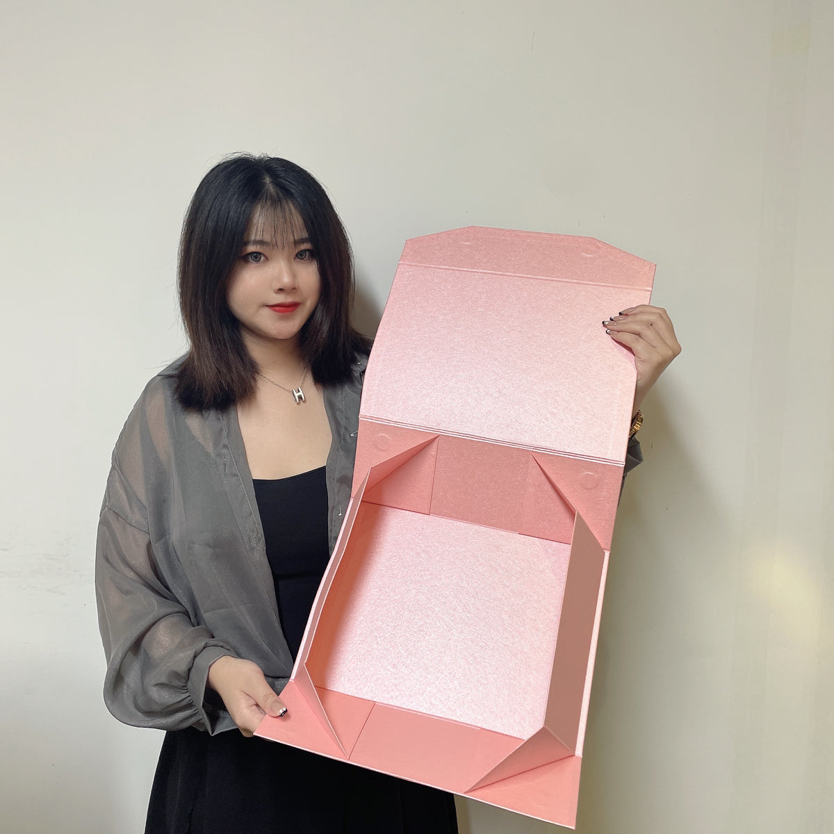 Custom Black Folding Carton Box