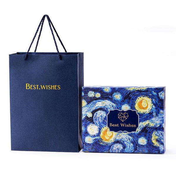 Lionwrapack Van Gogh Starry Night Artistic Design Custom Gift Box Jewelry Packaging Box