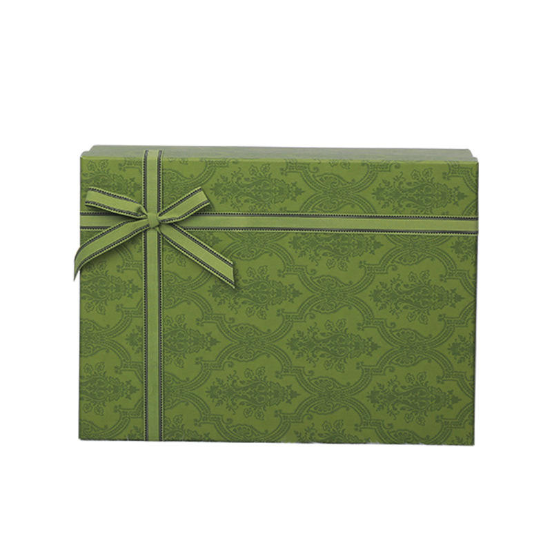 Custom Green Lid-and-Base Gift Box