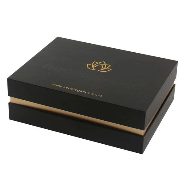Lionwrapack Lid And Base Gift Box Materials Feature Rigid Cardboard Paper UV Coated Gold Stamping Printed Boxes