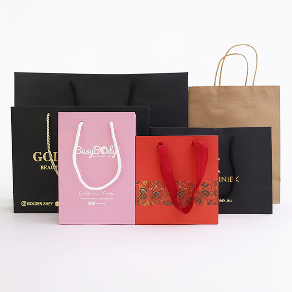Lionwrapack Paper Bags With Your Own Personal Logo Shopping Bag