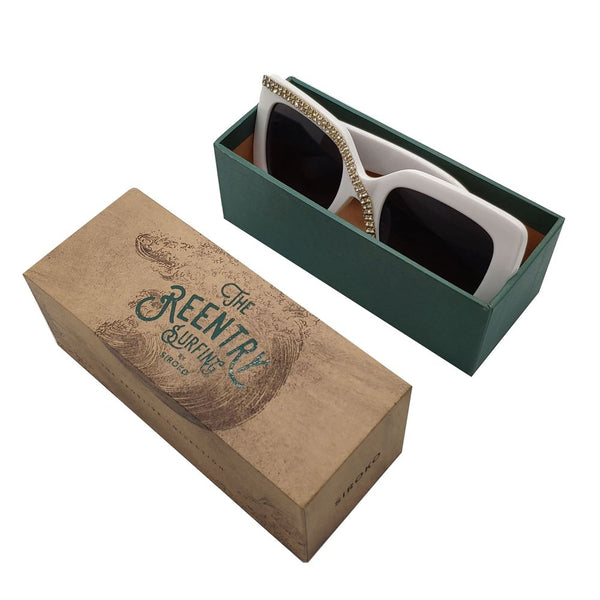 Lionwrapack kraft paper lid and base sunglasses jewelry gift packaging boxes