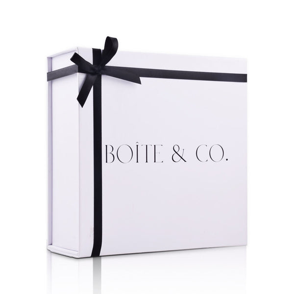 Magnetic Closure Folding Paper Gift Boxes With Ribbon
