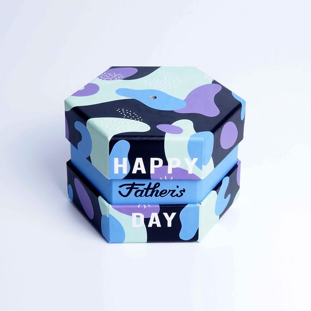 Lionwrapack Hexagon Lid And Base Tie Gift Box