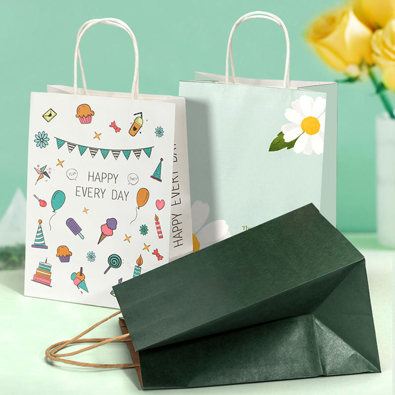 Custom Kraft Paper Shopping Bag – Style 001